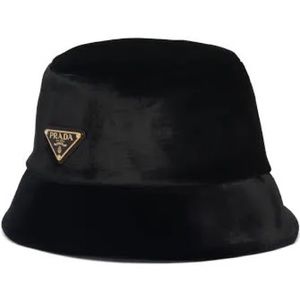 PRADA Velvet Bucket Hat